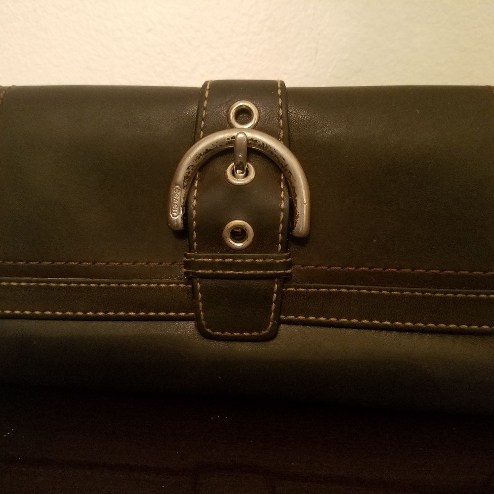 Coach Brown Leather Wallet